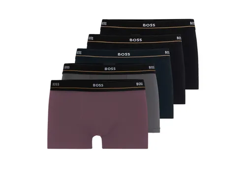 BOSS Trunk 5P Essential - Retroshorts für Herren, aus 95% Baumwolle für höchsten Tragekomfort und perfekte Passform.