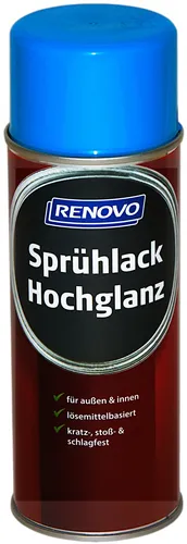 400ml Renovo Sprühlack hochglänzend Lichtblau von Renovo