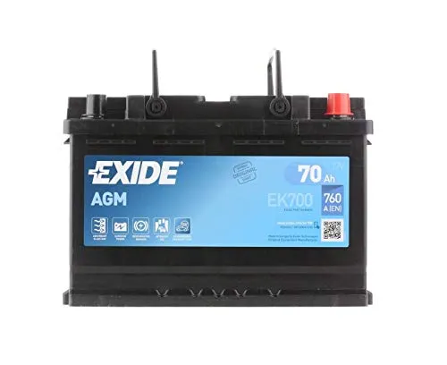 Exide EK700 Start-Stop AGM 12V 70Ah 760A
