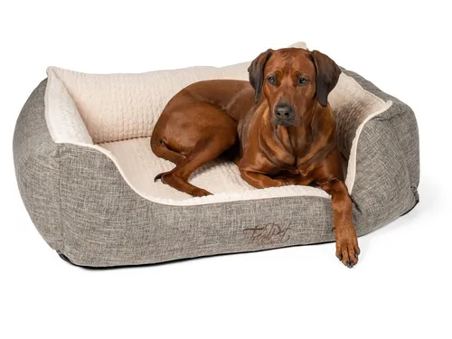 TrendPet Tierbett VitaBed Classic Beige - Orthopädisches Hundebett, 100% Polyester, in verschiedenen Größen erhältlich