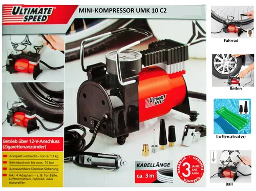 Ultimate Speed Mini-Kompressor UMK 10 C2
