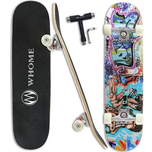 WHOME Pro Skateboard Komplett für Anfänger und Profis