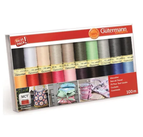 Produktbild Gütermann Nähgarn Set, 20 Farben, 20x 100m