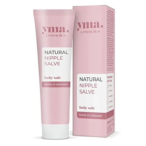 yma Lanolin Brustwarzensalbe Stillen 30 ml - Brustwarzen Salbe ideal für die Schwangerschaft & Stillzeit - Brustsalbe Made in Germany - Brustwarzencreme, Lanolin Salbe, Still Creme Brust