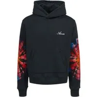 Produktbild Amiri Spot Tie Dye Sleeves Schwarzer Kapuzenpullover