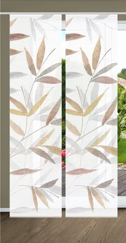 HOME in green Schiebevorhang, mehrfarbig - Gardinen - Hochwertiger Synthetik Schiebevorhang in mehrfarbig, Maße: 60 cm x 245 cm. Perfekt für stilvolle Raumgestaltung! Jetzt 10€ Willkommens-Gutschein bei Newsletter-Anmeldung sichern!