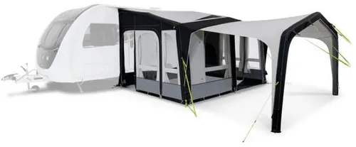 Dometic Club AIR PRO 390 Canopy - Caravan-Zubehör mit strapazierfähigem Weathershield™ Pro Material, bietet zuverlässigen Schutz vor Sonne und Regen und lässt sich schnell am Hauptvorzelt montieren.