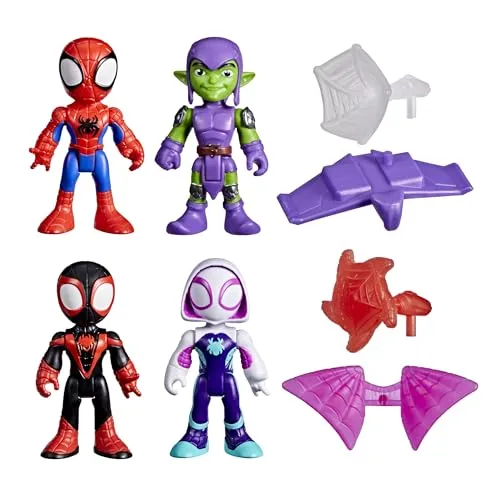 Marvel Spidey und Seine Super-Freunde Netzschleuderer Abenteuerset, Spider-Man Action-Figuren