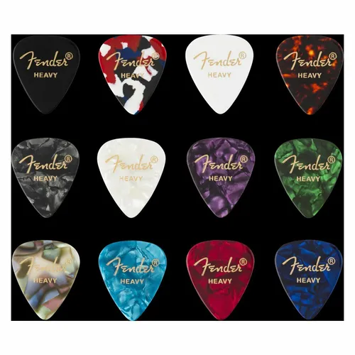 FENDER 351 Shape  Celluloid Medley  Heavy (12)