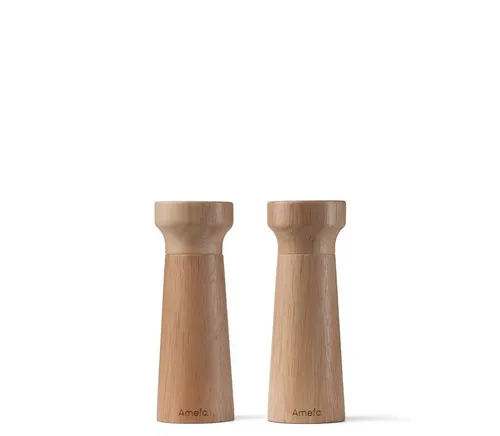 Amefa 2-tlg. Salz- und Pfeffermühle Set MODERN WOOD - Gewürzmühlen Set aus der Produktlinie Modern Wood, stilvolles Design und praktische Handhabung für ein perfektes Würzerlebnis.