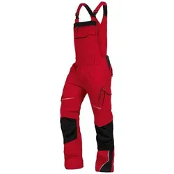 Leibwächter FLEXL Flex Line Latzhose rot/schwarz Gr. 106 in rot von Leibwächter