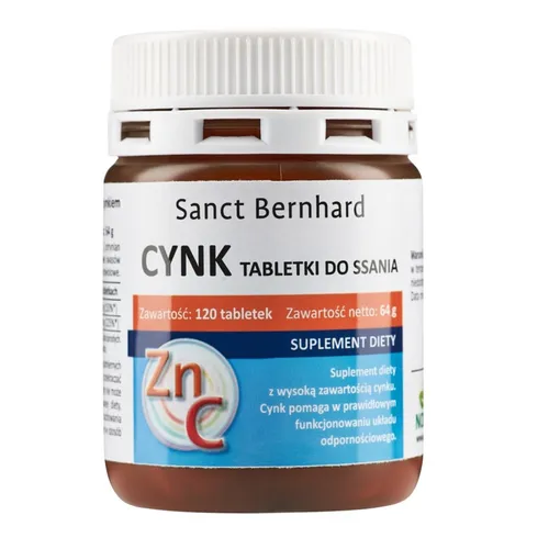 Sanct Bernhard Zink + Vitamin C 120 Lutschtabletten