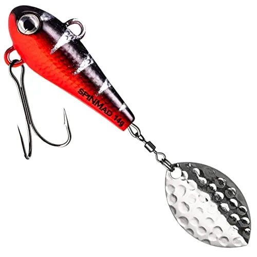 SpinMad Jigspinner 14g - Spinnköder, Farbe Lieblingsköder:Black Perch