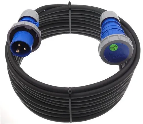 maxgo® CEE Verlängerung 50m - Wasserdicht & Robust - Netzkabel für Camping und Caravan, IP67 wasserdicht und flexibles 3G2,5 Kabel für beste Haptik und Widerstandsfähigkeit.