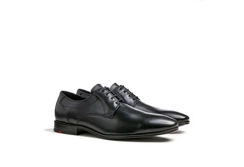 LLOYD Herren Schnürhalbschuhe Osmond - Elegante Derby Businessschuhe - Herren-Schnürhalbschuhe aus hochwertigem Glattleder, ideal für Büro und Freizeit mit normaler Weite und bequemem Blockabsatz.