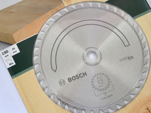 BOSCH Kreissägeblatt 190mm x 20mm x 40 Zähne / 2609256843