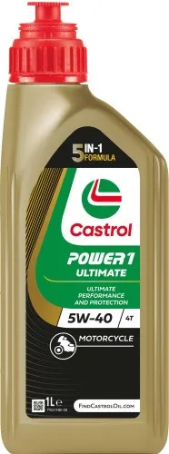 Castrol Power 1 Ultimate 5W-40 Motorrad Motoröl 1L von Castrol