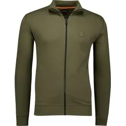 BOSS Orange Sweatweste grün einfarbig - Grün - 3XL