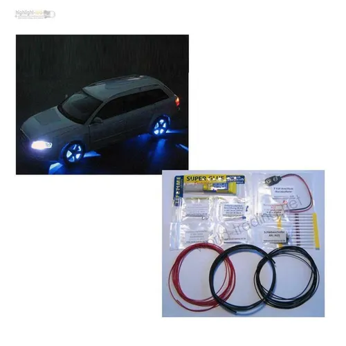 LED Modellauto Beleuchtung, Bausatz - 37 teilig Xenon Tuning KIT