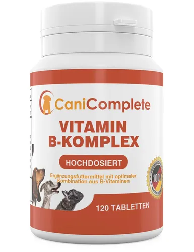 CaniComplete Vitamin B-Komplex für Hunde, Katzen: B1, B2, B3, B5, B6, B9, B12...
