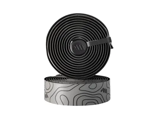 All Mountain Style Lenkerband für Gravel- und Rennrad, Ergonomisch und Komfort, Gel-Polsterung, Rutschfest, Inklusive Lenkerstopfen, Ideal für Straße und Gelände