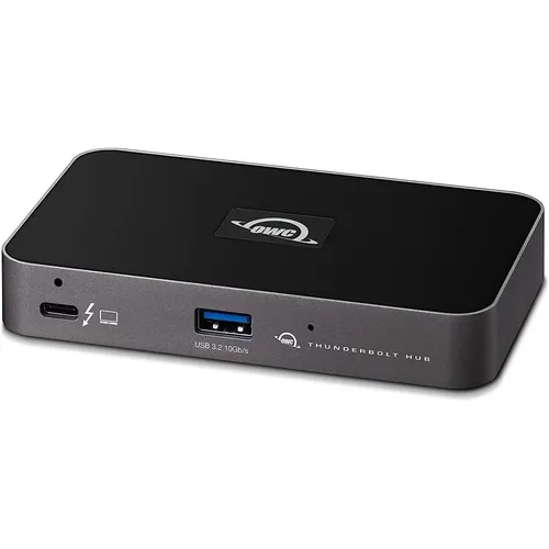 OWC Thunderbolt 4 Hub - 5-Port Adapter für maximale Konnektivität - Weiteres Notebook-Zubehör mit 5 Ports für blitzschnelle Datenübertragung und vielseitige Anschlussmöglichkeiten.