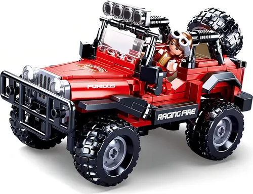 Sluban Modellbausteine M38-B0816 Off Road Rot 4x4