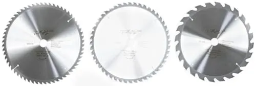 TrendLine HM-Kreissägeblätter 3-teilig 315 mm - Kreissägeblätter Set mit 3 hochwertigen HM-Sägeblättern (Ø 315 mm, Bohrung 30 mm) für präzise Schnitte in Holz und Plattenmaterialien – ideal für Tischkreissägen.