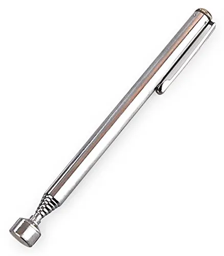 Teleskop Magnetheber Magnetstab Teleskopmagnet - ausziehbar bis 640mm - hält 1,5kg - 5 Stück - Magnet Teleskopauszug Teleskopfunktion Teleskopwerkzeug KFZ Werkstatt Pick-Up-Tool 5 x