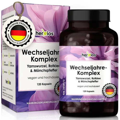 Herbios Wechseljahre Komplex – 120 Kapseln für die Meno Balance Kur