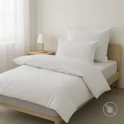 Allergovita Evolon Basic Encasing Bettwäsche für Hausstauballergiker Kissenbezug einzeln 40x60 cm - weiß