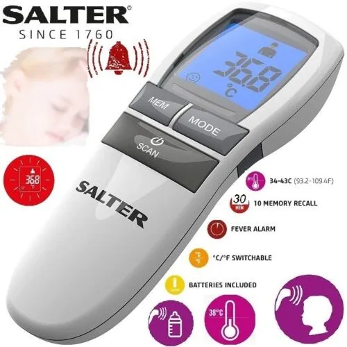 Salter TE-250-EU Kontaktloser infrarot thermometer Fieberthermometer Digital