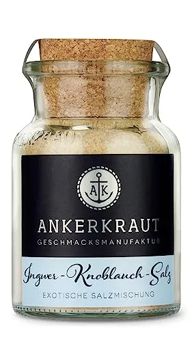 Ankerkraut Ingwer Knoblauch Salz, mit Meersalz, 160g im Korkenglas