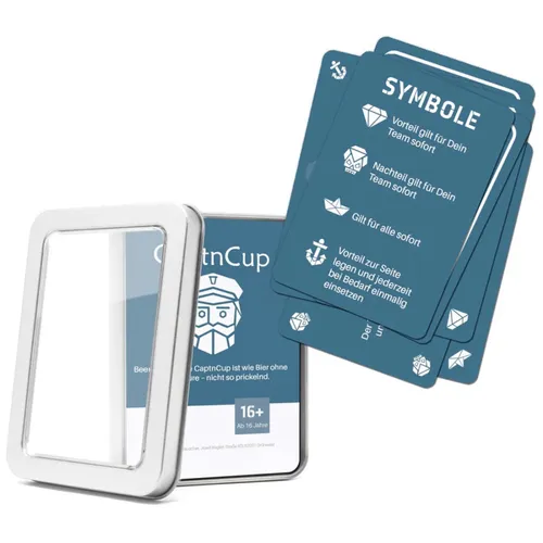Trinkspiel CaptnCup - Beer-Pong Erweiterung | ideal für Festivals oder zum Verschenken | Partyspiel