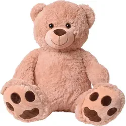 TE-Trend XXL Teddybär 100cm - Riesiger brauner Plüschfreund für Kinder und Erwachsene, ideal als Geschenk für unvergessliche Momente