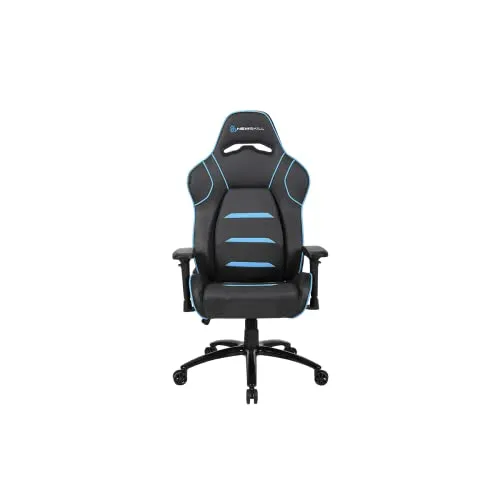 Gaming-Stuhl Newskill Valkyr Blau - Ergonomischer Gaming-Stuhl für höchsten Komfort, ideal für lange Gaming-Sessions oder Home Office, bis 150 kg belastbar und mit modernem Design.