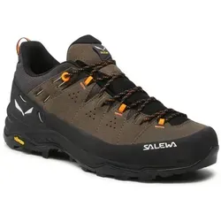 SALEWA Herren Trekkinghalbschuhe ALP TRAINER 2 GTX M - Wanderschuhe mit robustem Veloursleder und wasserdichter GORE-TEX-Membran für optimalen Schutz und Komfort beim Trekking in alpinem Gelände.
