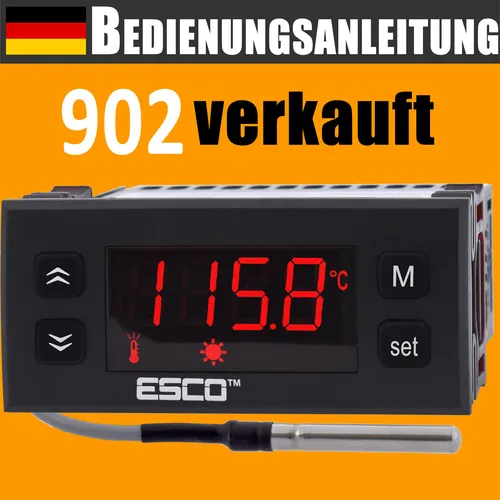 TEMPERATURREGLER Digital mit Temperaturfühler 230V