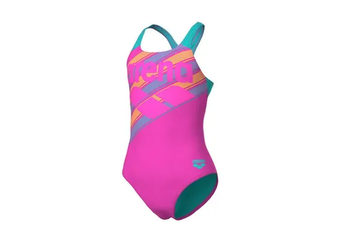 Arena Badeanzug G ARENA LINES SWIMSUIT SWIM PRO BACK mit UV-Schutz UPF 50+ - Der bequeme arena Lines Swim Pro Back Badeanzug für Mädchen überzeugt durch seine perfekte Passform und Bewegungsfreiheit. Ideal für alle Wasseraktivitäten, aus chlor- und salzwasserbeständigem Material mit integriertem UV-Schutz.
