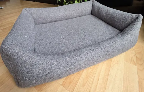 Hundebettenmanufaktur Hundekorb rthopädisches Hundesofa Hundebett Ortopedico aus Teddystoff