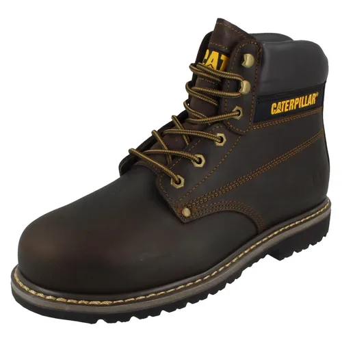 Herren Caterpillar Sicherheit Breit Leder Arbeitsstiefel - Trieb Sb Hro P72462