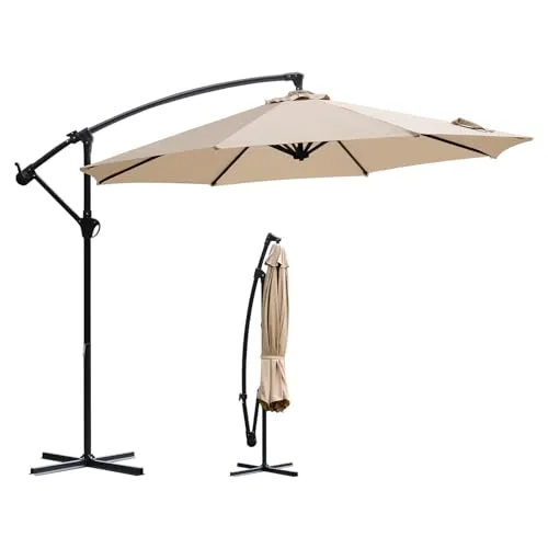 Produktbild Sekey Ampelschirm Aluminium 300 cm mit Kurbel