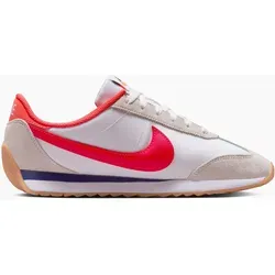 Nike Pacific Sneaker Damen - Stilvolle Sneakers in White-Lt Crimson-Deep Royal Blue, Größe 40 - Schuhe mit leichtem 70's Vibe, synthetisches Obermaterial und Wildleder-Details für maximalen Komfort und Style.