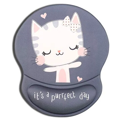 AOKSUNOVA Mauspad mit Gelkissen Ergonomisches Mousepad mit Handauflage Gel Mauspad Handgelenkauflage