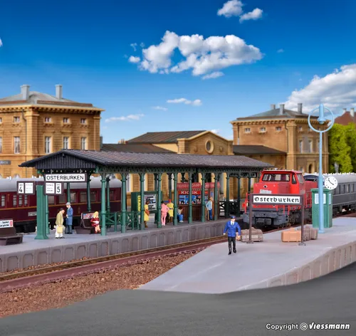 Kibri 37759 ( 7759 ) Spur N - Bahnsteig Osterburken NEU und OVP
