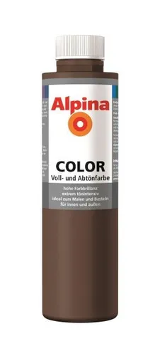 Alpina Color Abtönfarbe choco brown 750 ml Abtönfarbe