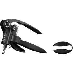 Le Creuset Korkenzieher Leverpull LM-250 - Korkenzieher mit Kapselschneider, müheloses Öffnen von Weinflaschen dank innovativem Design