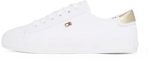 Damen Sneaker CANVAS 40EU in weiß von Tommy Hilfiger