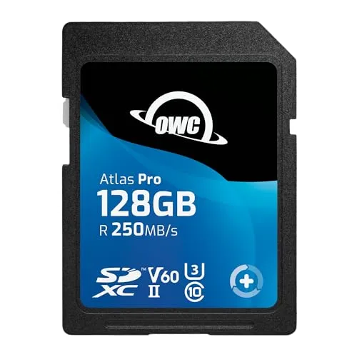 OWC Atlas Pro SDXC-UHS-II V60 Medienkarte, 128 GB