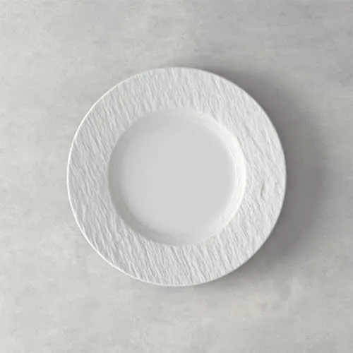 Villeroy & Boch Manufacture Rock Frühstücksteller 22 cm 6er Set - Teller-Set aus hochwertigem Premium Porcelain, mikrowellen- und spülmaschinenfest. Die matte Oberfläche in Schiefer-Optik sorgt für ein besonderes haptisches Erlebnis.